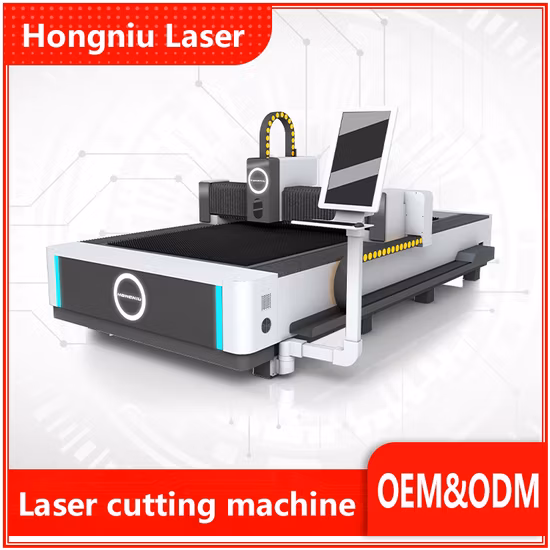 Preço de fabricação Hn 1000W 1500W Máquina de corte a laser de fibra metálica CNC para metal/aço inoxidável/cobre/alumínio